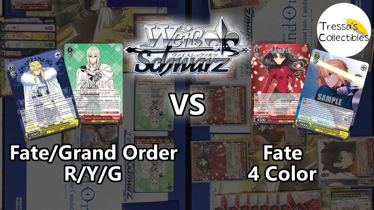 Fate/Grand Order (R/Y/G) vs. Fate (R/G/B/Y) [Weiss Schwarz TCG]