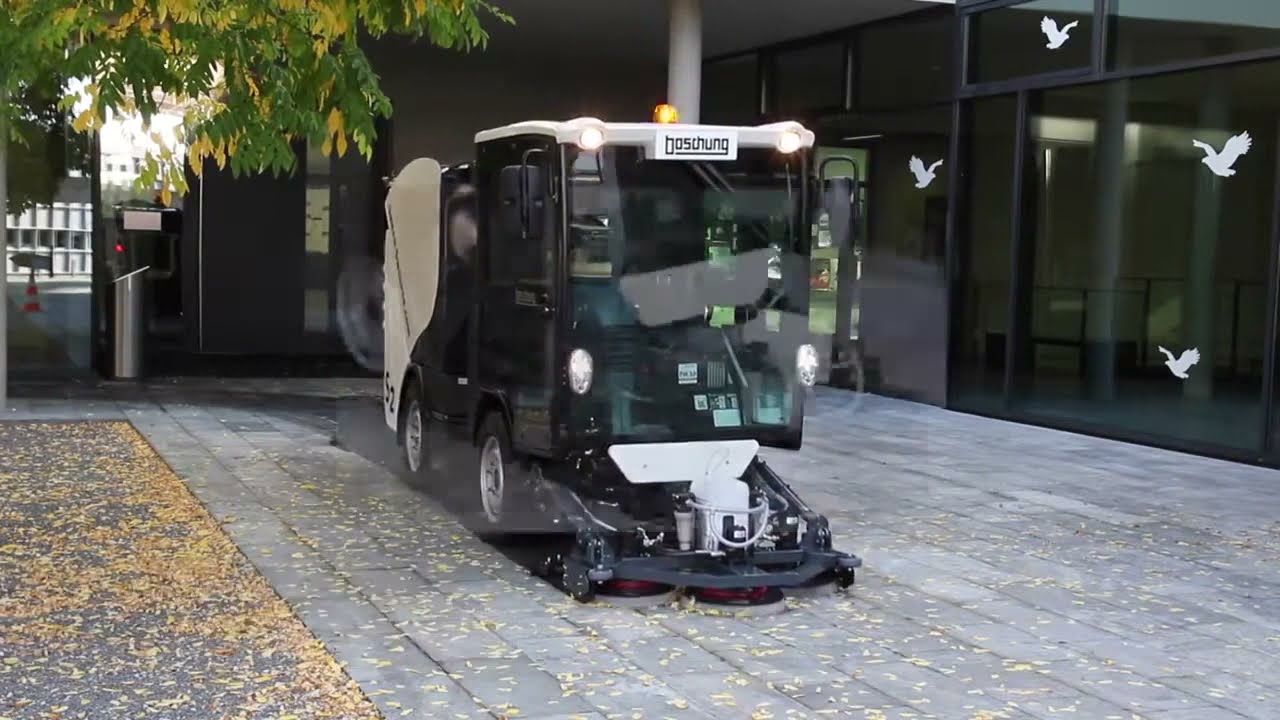 Подметально-уборочная машина Boschung S2 Urban Sweeper для тротуаров и гранитных полов, дизельная