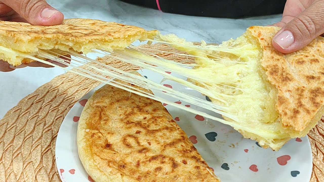 PÃO DE QUEIJO DE FRIGIDEIRA SEM FORNO  |#kdeliciacozinha