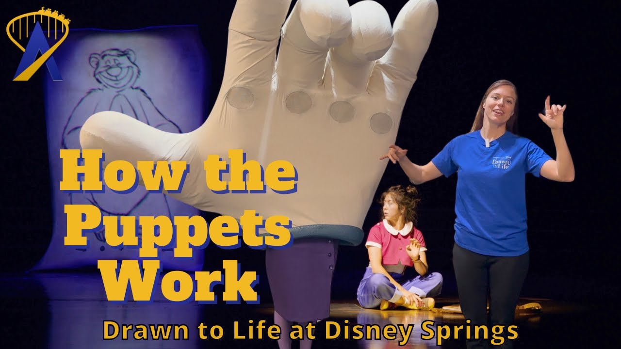 Puppetry of Drawn To Life, Behind the Scenes at Cirque du Soleil