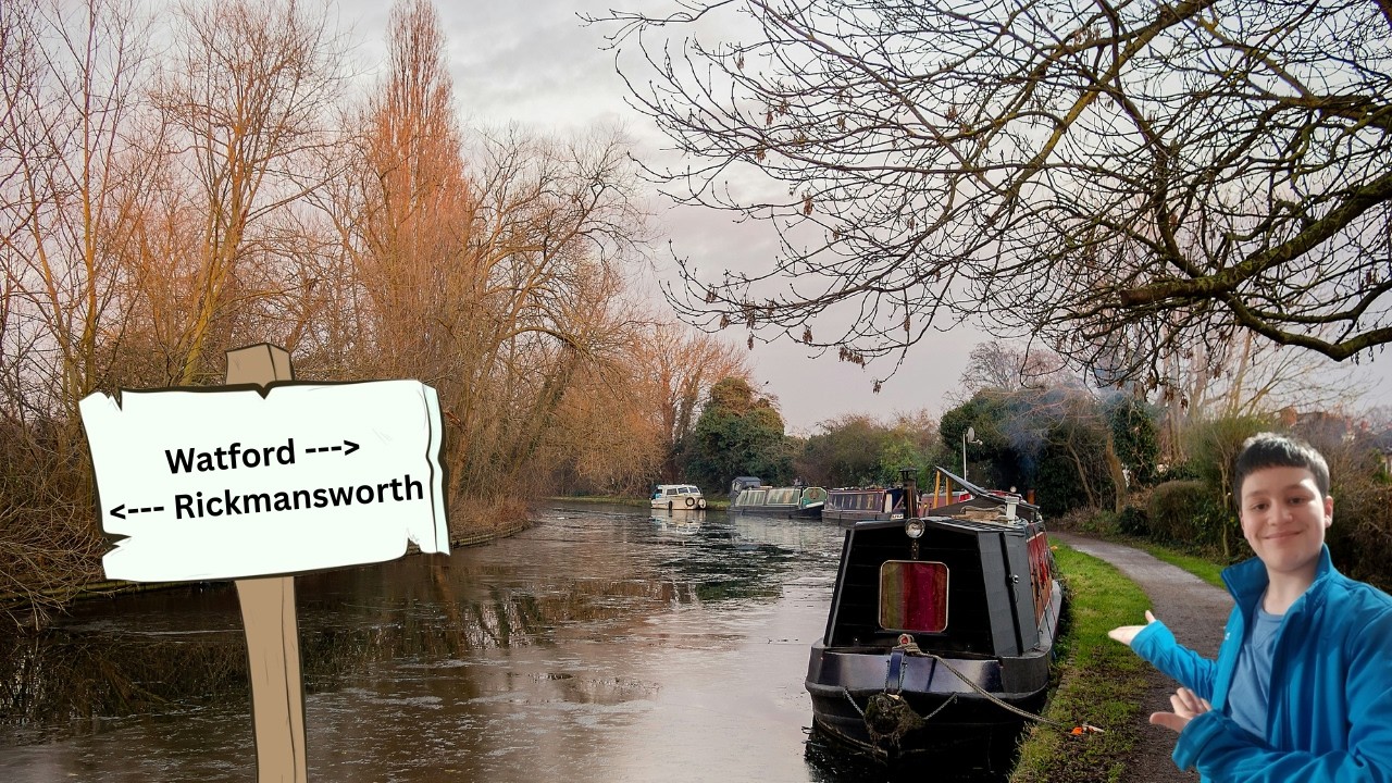 Relaxing Nature Walk from Rickmansworth to Watford (4K)