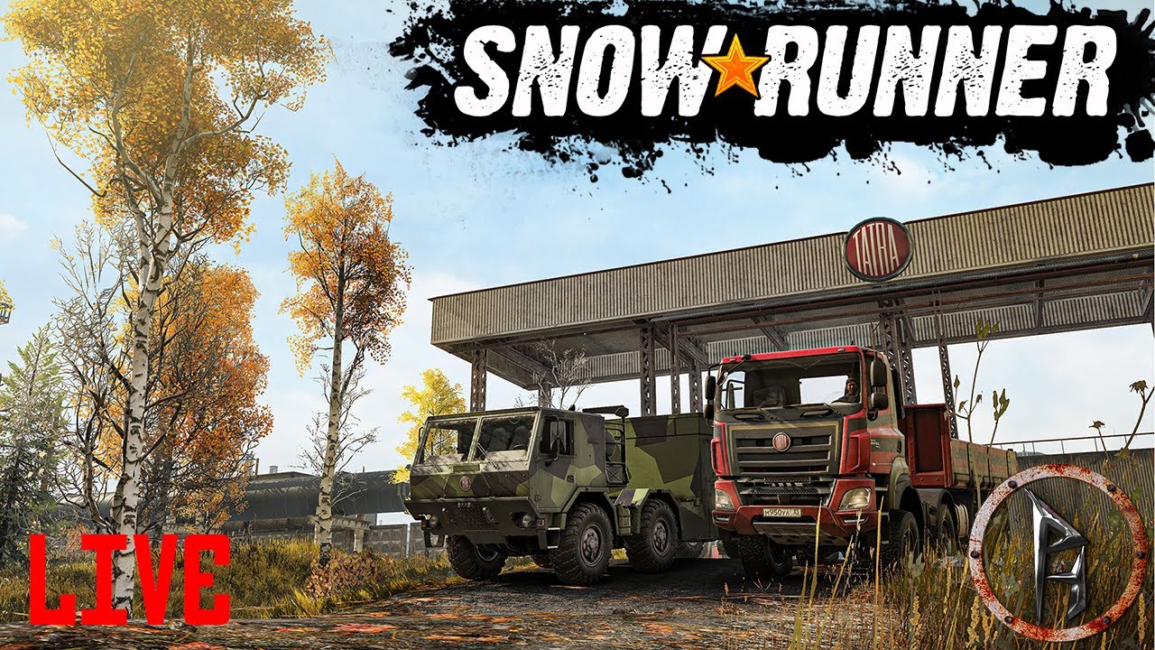 SnowRunner-/Live/-A Dagonya alakulat megépíti a TATRA gyárat! #almáspudingoslevelestészta