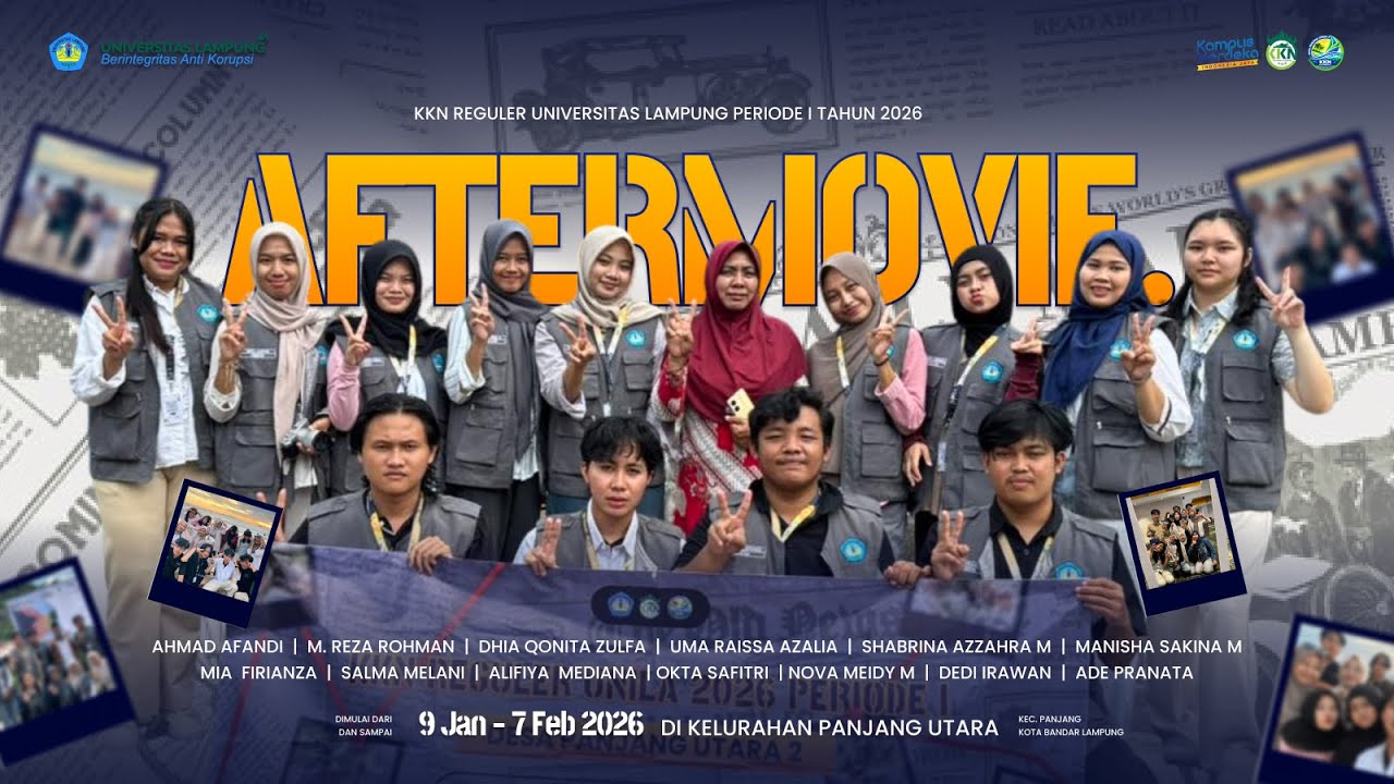 AFTER MOVIE KKN PANJANG UTARA 2 | KKN REGULER UNILA PERIODE I 2026
