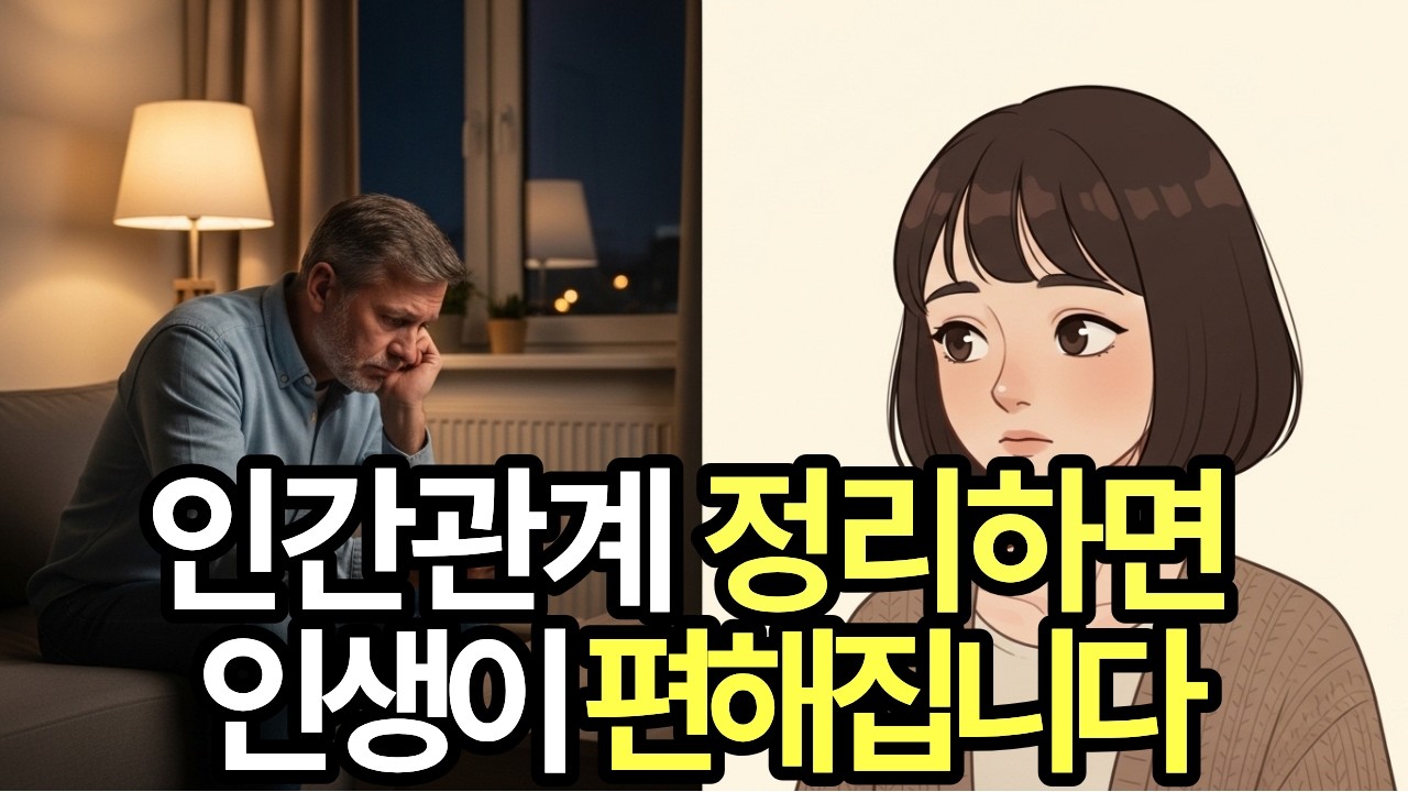 인생이 편해지는 인간관계 정리법