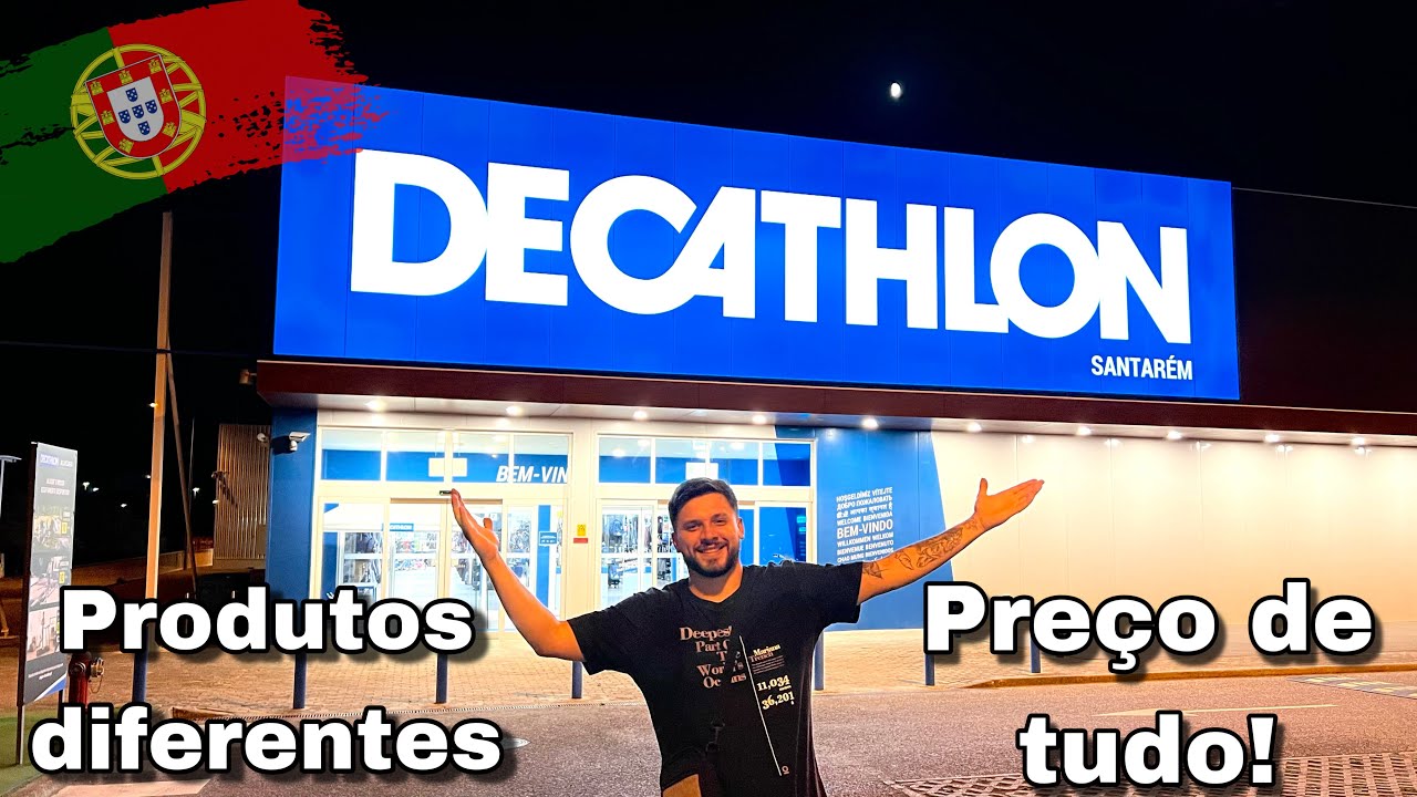 CONHECI UMA DECATHLON EM PORTUGAL 🇵🇹 [preços ótimos]
