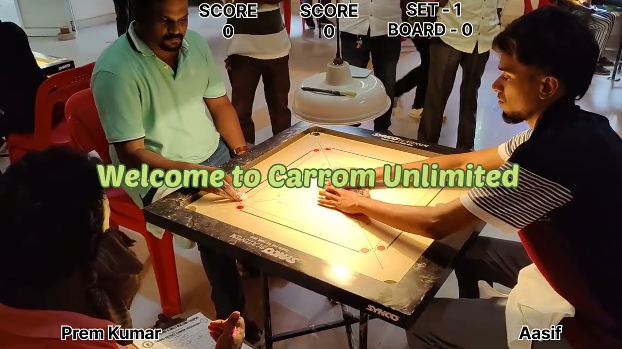 CARROM QF | Prem Kumar vs Aasif | CHENNAI DISTRICT RANKING TOURNAMENT #carrom #chennai #mca