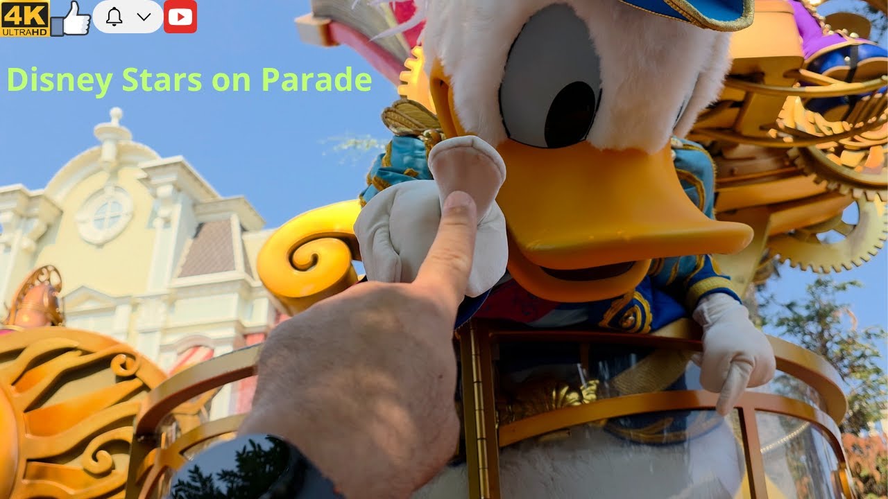 Disneyland Paris [4K] - Disney Stars on Parade - #disneylandparis #disney #disneyfan #disneyfans