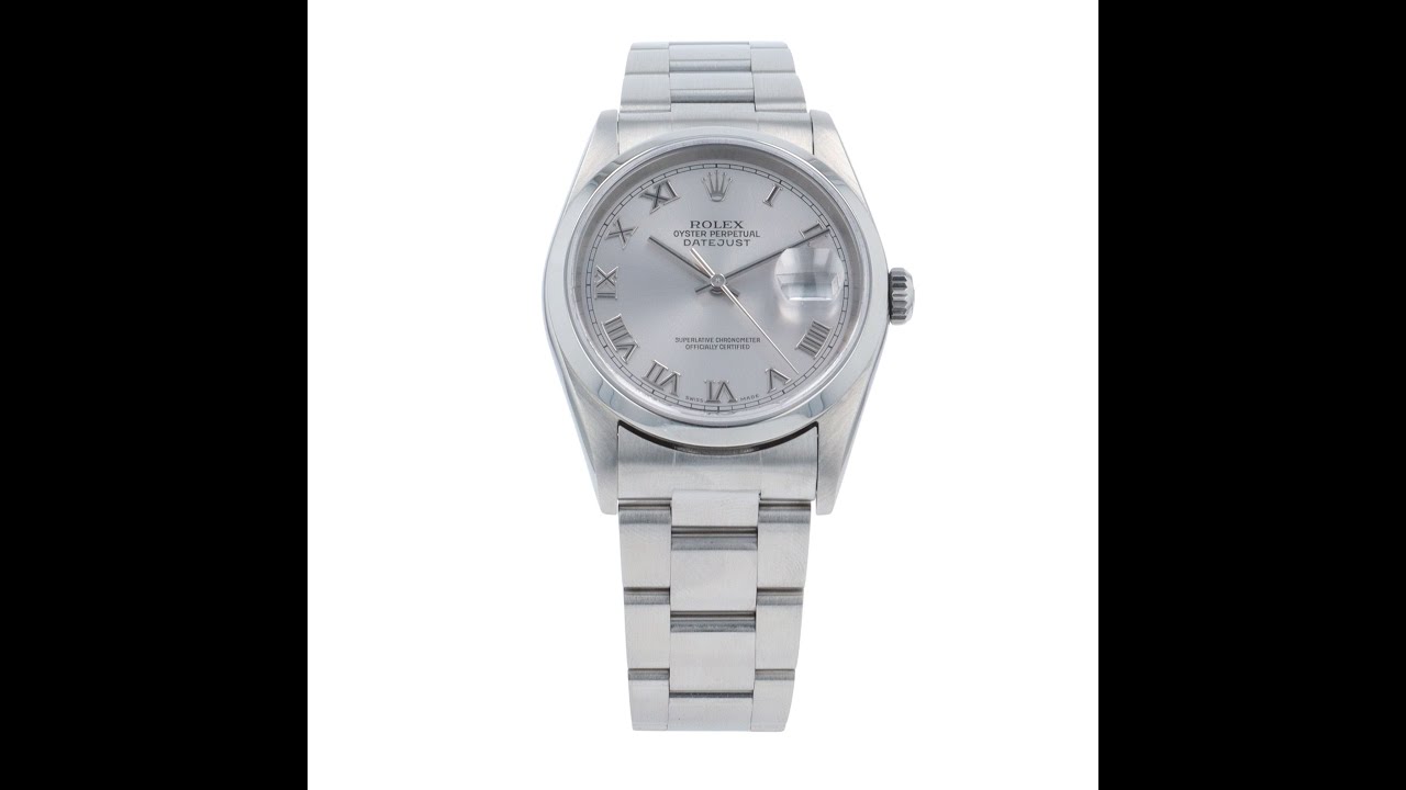 Rolex Datejust Pre Owned Watch Ref 16200