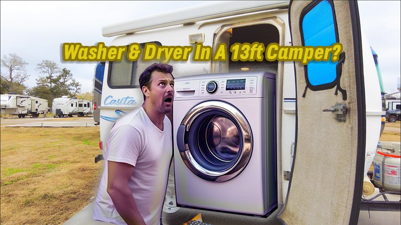 Installing A Washer and Dryer In a 13ft Casita Travel Camper!