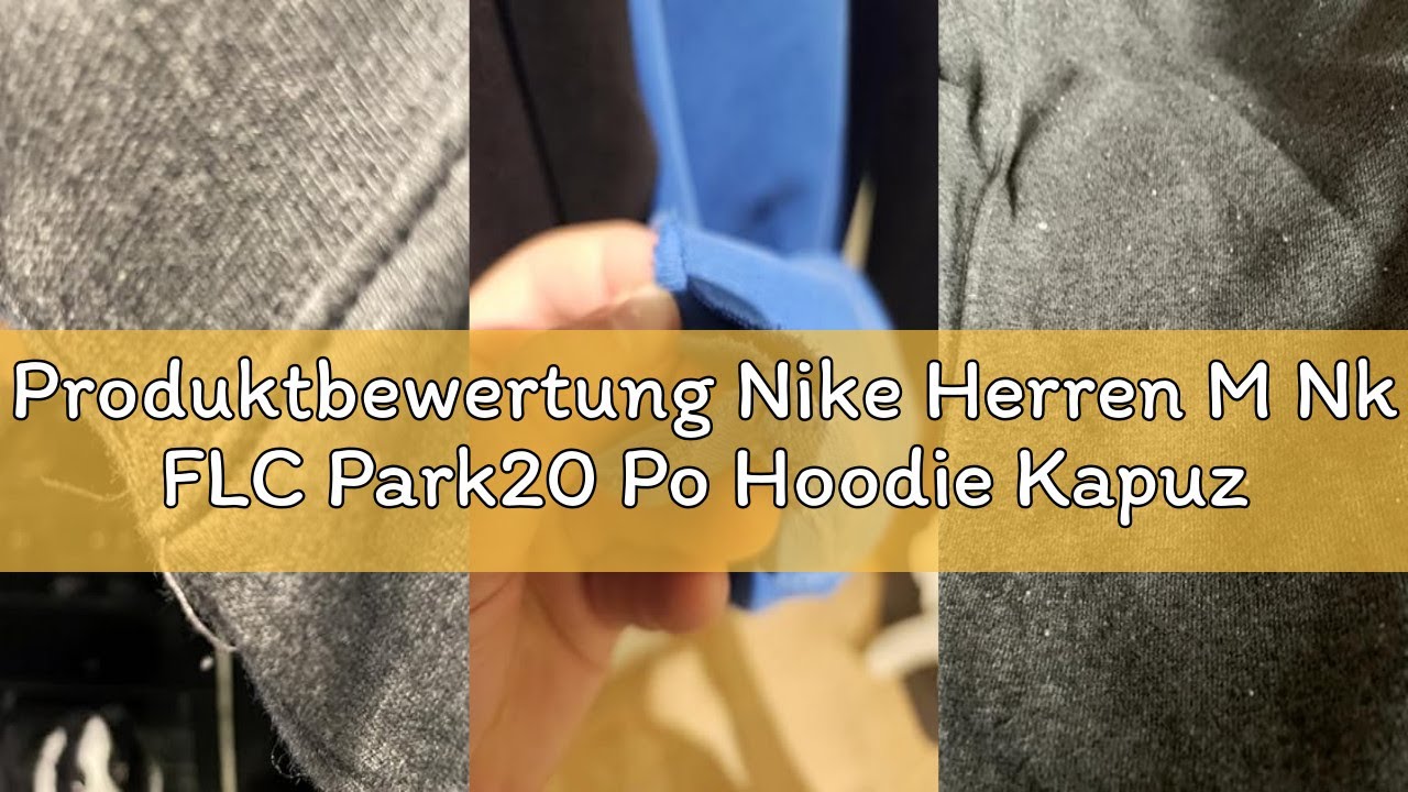 Produktbewertung Nike Herren M Nk FLC Park20 Po Hoodie Kapuzenpullover (1er Pack)
