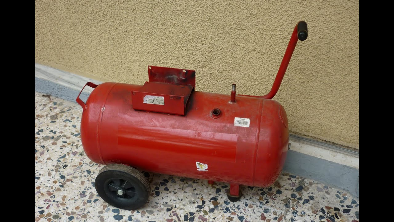 Making a 50 liter silent air compressor part 1