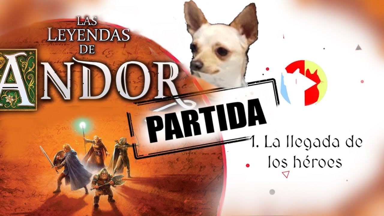 LAS LEYENDAS DE ANDOR - Partida 1: La llegada de los Héroes - Juego de Mesa - En solitario
