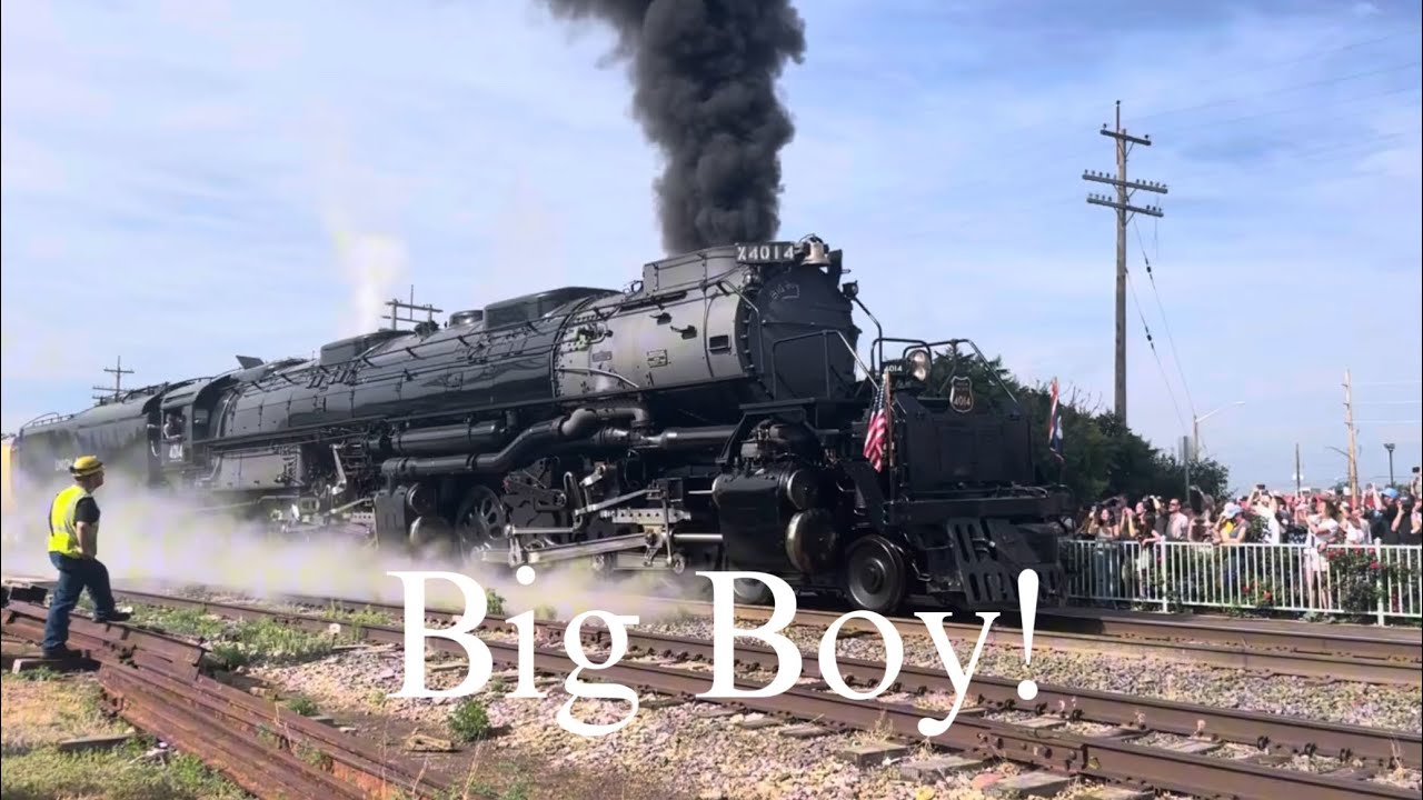 Union Pacific Big Boy 4014 Leaves Greely Colorado!￼
