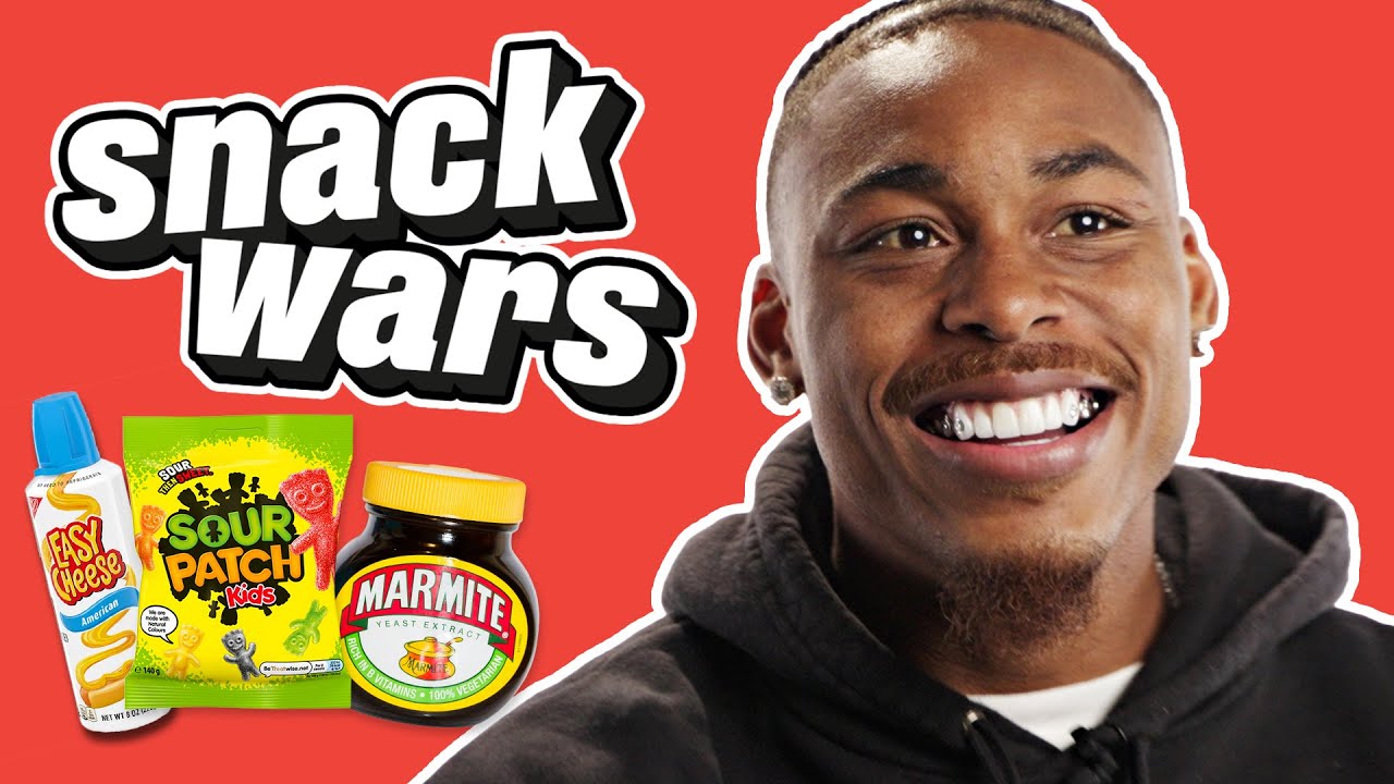 NFL Star Justin Jefferson Rates British And American Food | Snack Wars