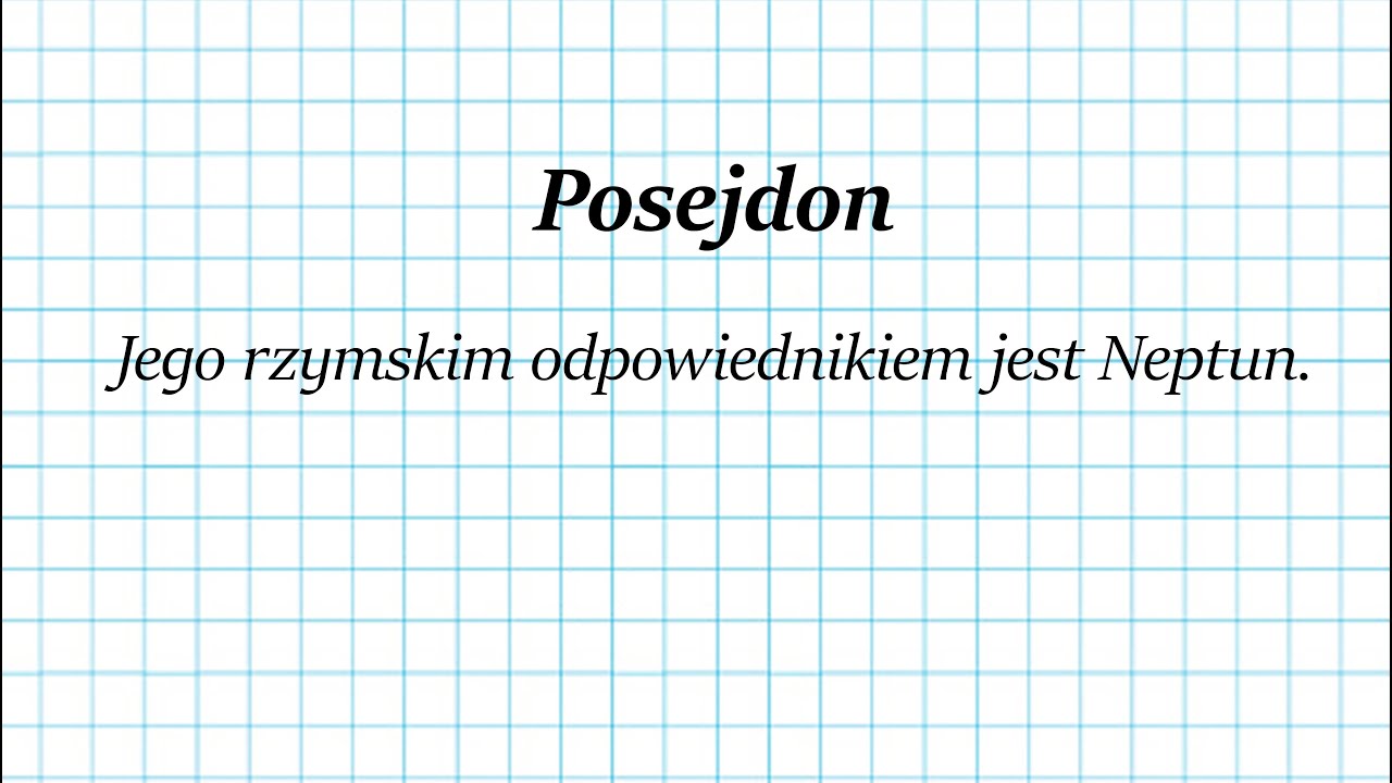 KR&Oacute;LESTWO MORZA  -  Posejdon