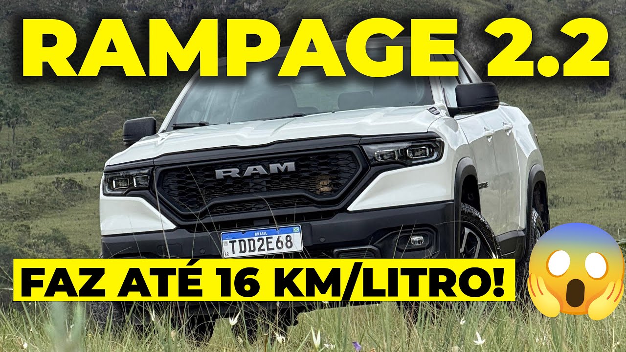 RAMPAGE COM NOVO MOTOR 2.2 TURBODIESEL: anda bem e é econômica?