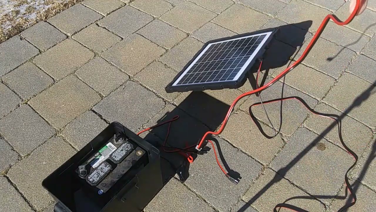 POWOXI 20 watt solar panel kit testing