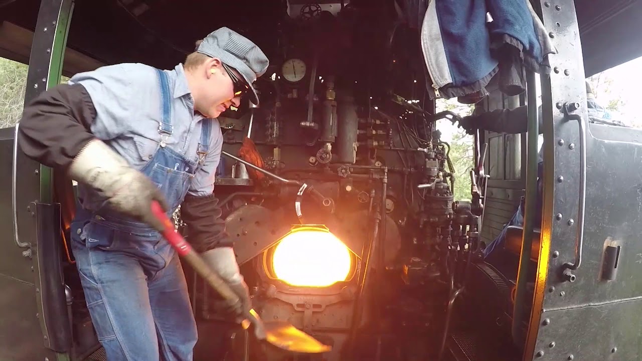 In the Cab - Durango & Silverton Narrow Gauge Railroad Coal Fired Steam Locomotives - K-36 & K-28