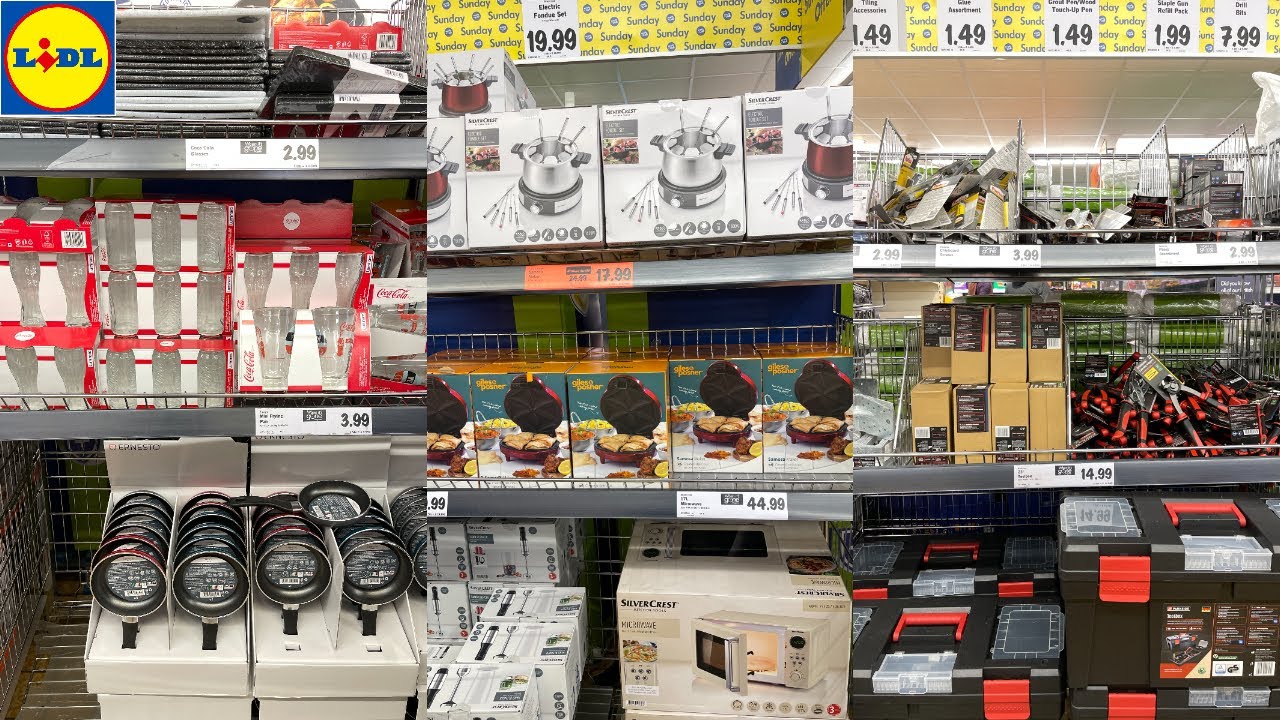 WHAT&rsquo;S NEW IN MIDDLE OF LIDL THIS WEEK SUNDAY 06 FEB 2022 | LIDL SHOPPING HAUL | TRAVELANDSHOP