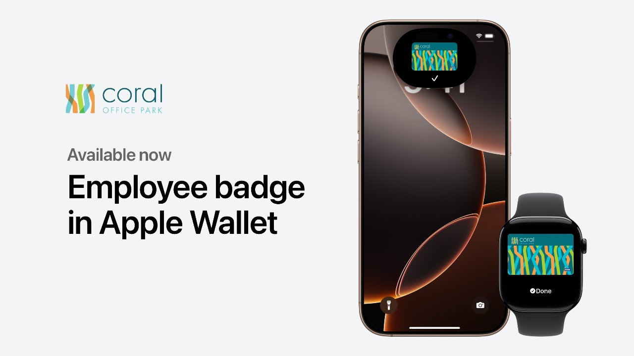 Employee Badge to Apple Wallet at Coral Office Park: Easy Setup Guide