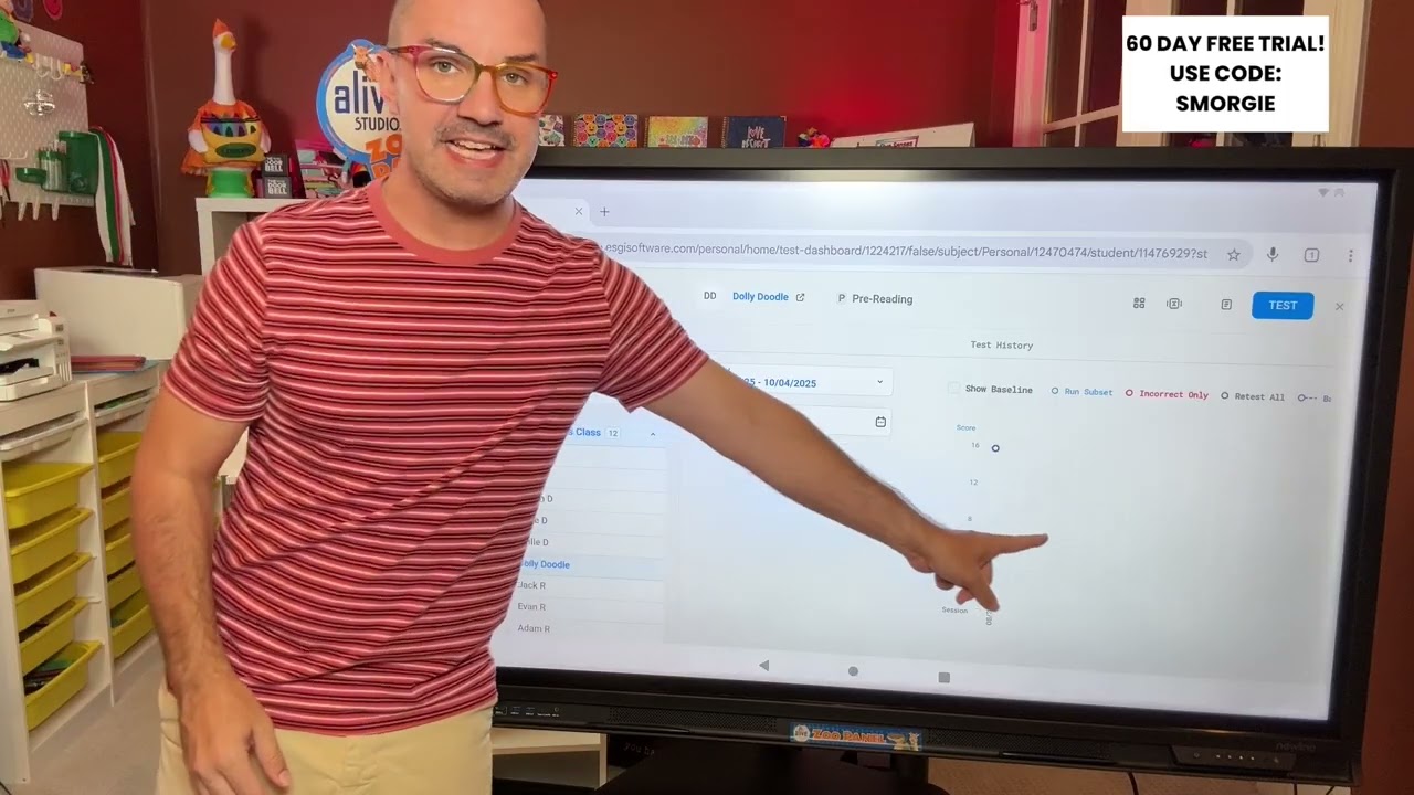 Progress Monitoring Made Easy with ESGI Free 60 Day Trial for Teachers