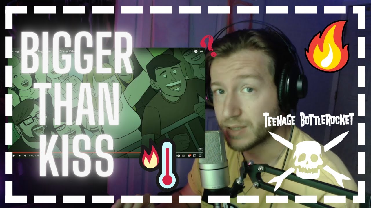 First time hearing BIGGER THAN KISS by Teenage Bottlerocket!
