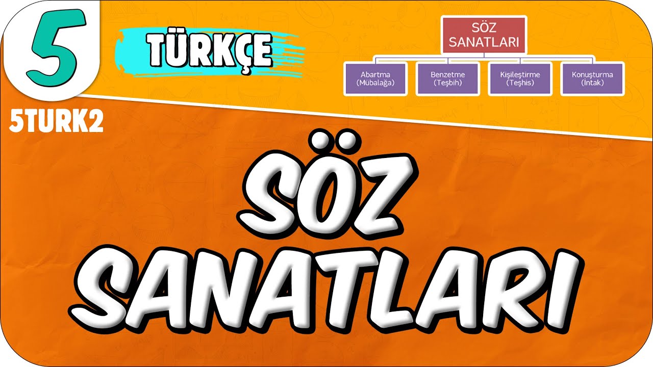 Söz Sanatları 📙 5. Sınıf Türkçe #2025