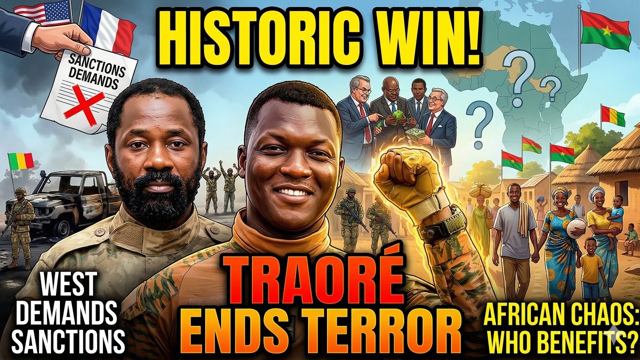 HISTORIC WIN! Ibrahim Traor&eacute; Ends Terror as West Demands Sanctions. Who Benefits from African Chaos?