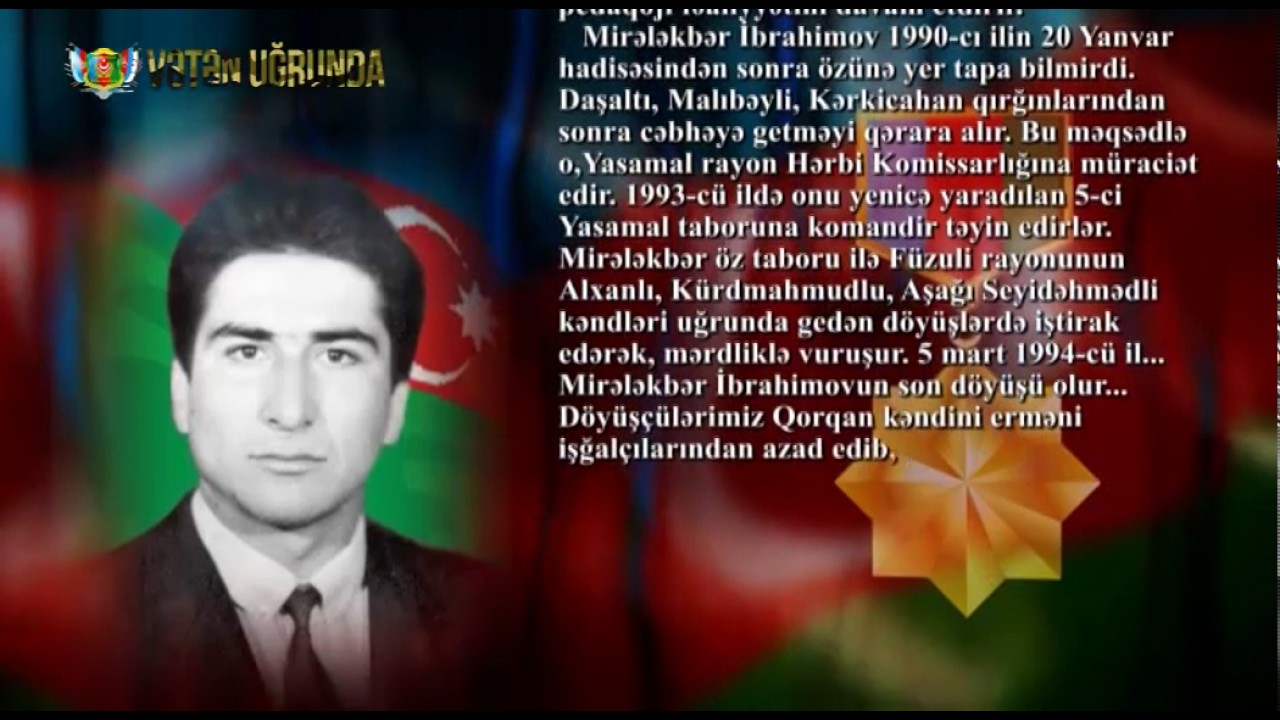 Milli qəhrəman İbrahimov Mirələkbər