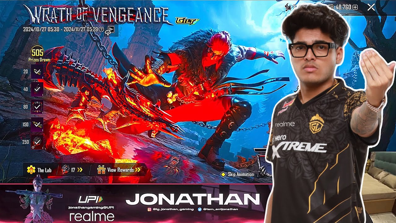 100,000 UC Gone! 😱 Abyssal Howl AUG Opening by Jonathan Gaming 🔥#jonathangaming 