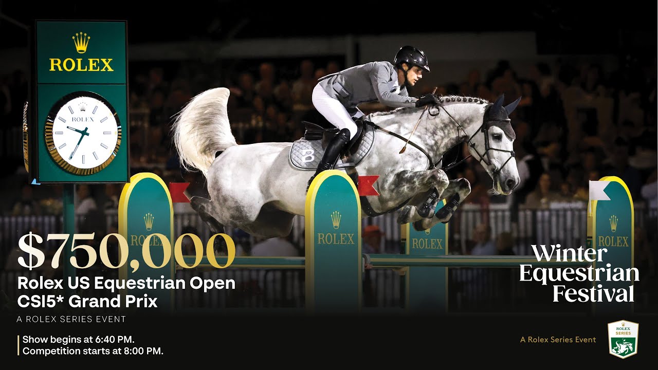 Watch the $750,000 Rolex US Equestrian Open CSI5* Grand Prix