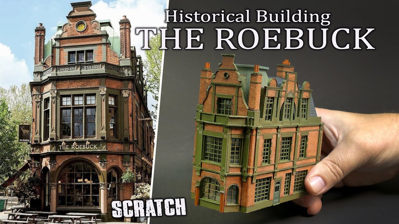 The Roebuck / Model making scale 1:160