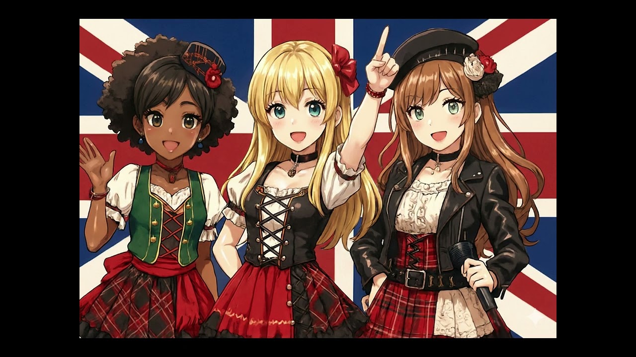 If the UK National Anthem was an Anime Opening (Punk Rock Cover) 🇬🇧