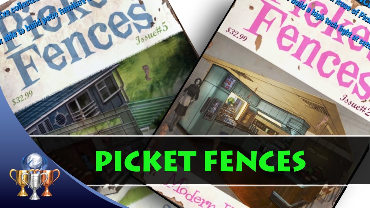 Fallout 4 U.S. Picket Fences - Comic Book Magazine Locations (5 Issues) New Settlement Statues