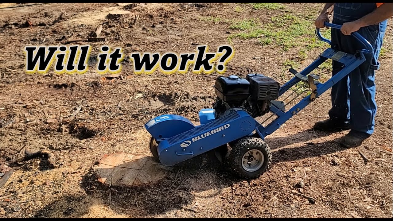 Are our stumps to big for a manual stump grinder?