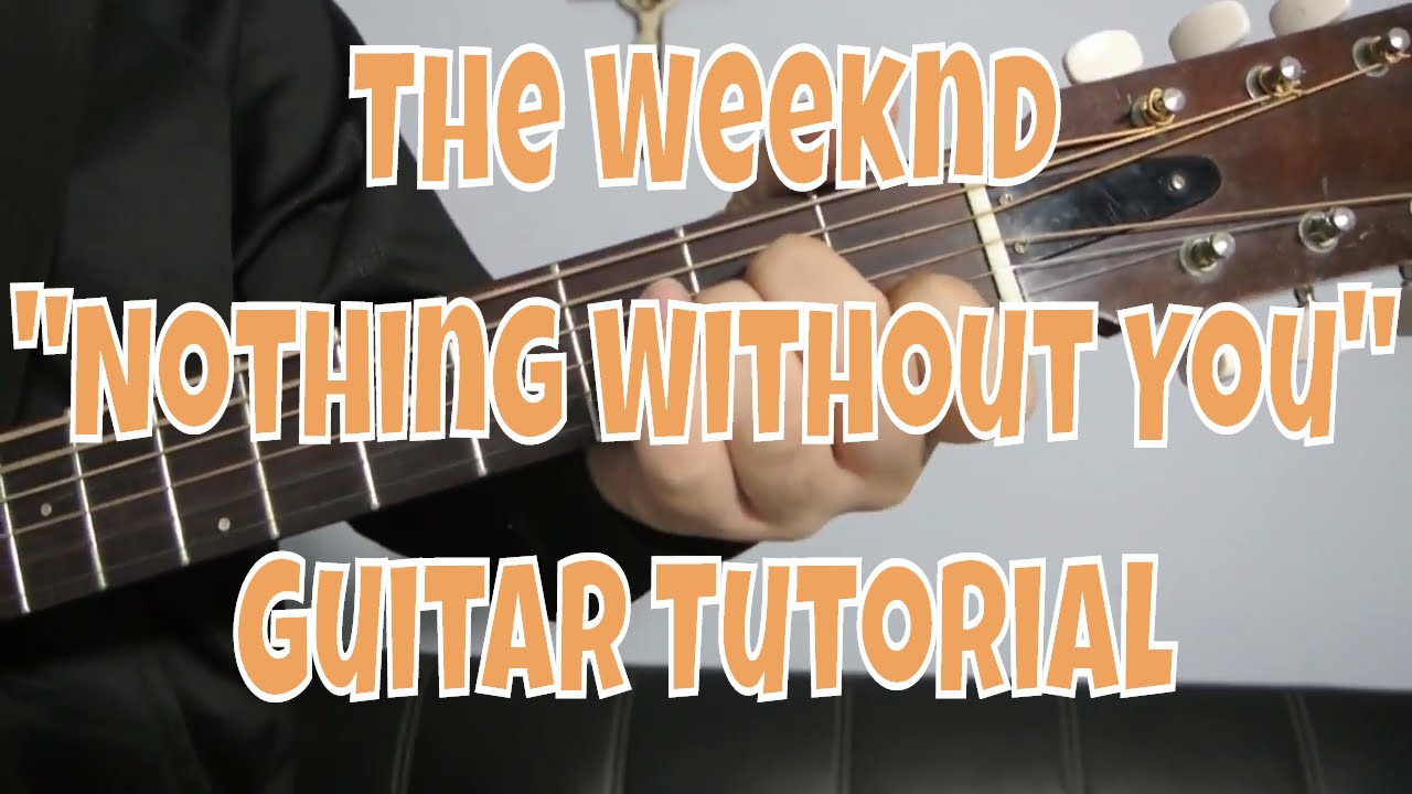 The Weeknd - "Nothing Without You" How to Play Guitar (Easy!! Guitar Tutorial!!)