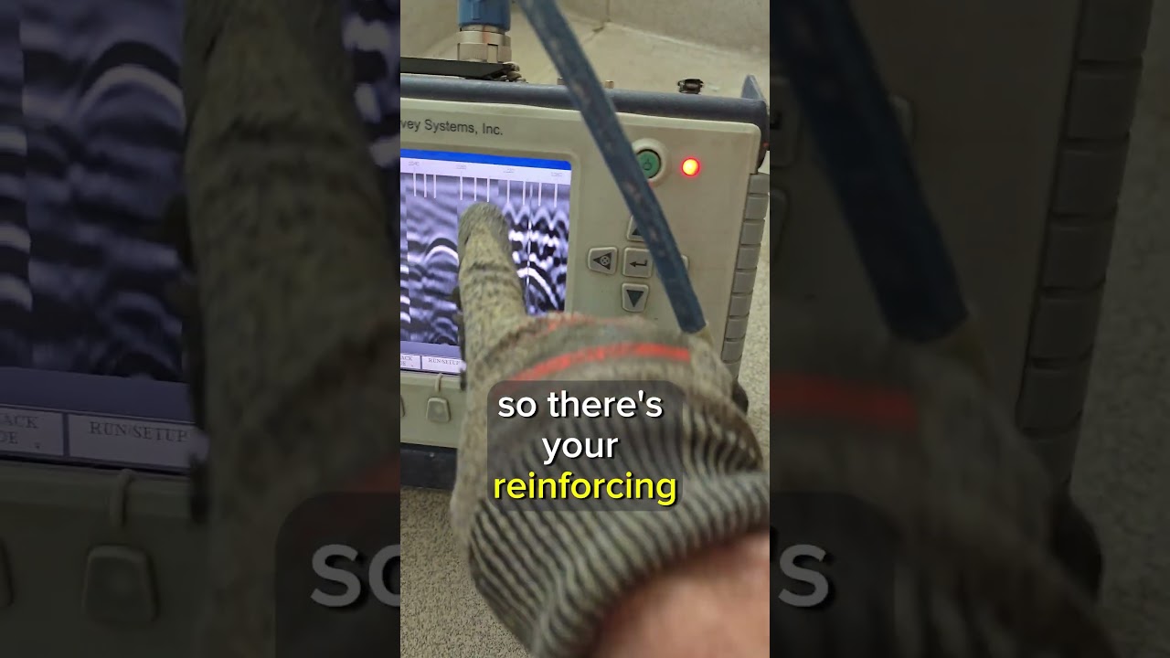 Concrete scanning at the new Timezone being built in Ballarat
