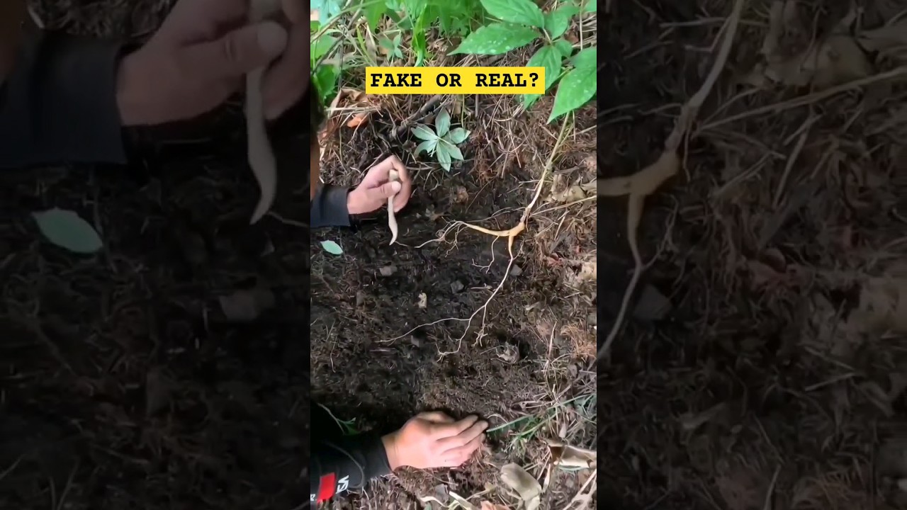 Fake or Real? #ginseng #chinesefolktale #chinesebelief #rumors #fake #real  #unbelievable
