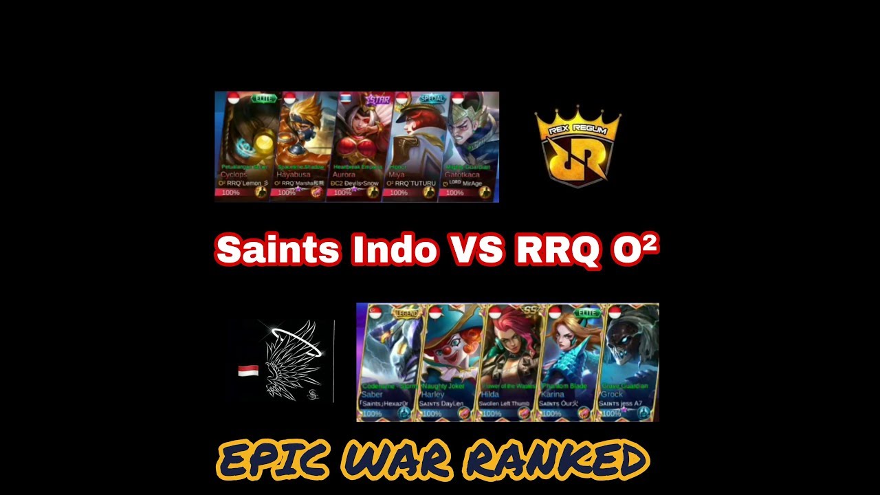 Saints Indo VS RRQ Oxygen | Epic COMEBACK IS REAL (Mobile Legends)