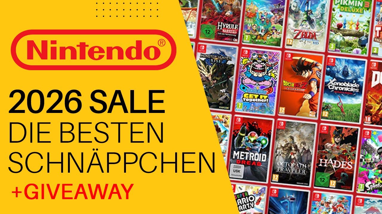 Top SCHNÄPPCHEN für Switch & Switch 2 im Nintendo E-Shop | Sale 2026