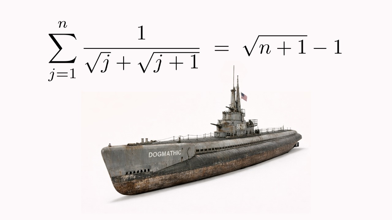 This Sum Collapses Cleanly | Discrete Math | Number Theory | Induction | Summations | Dogmathic