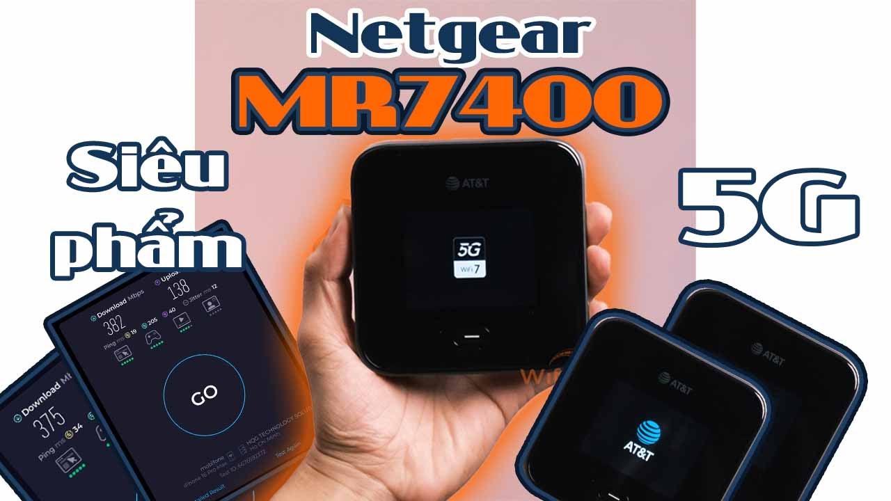BỘ PHÁT WIFI TỪ SIM 5G NHÀ NETGEAR 2025 ? || TRẢI NGHIỆM NHANH 5G Netgear M7 Pro Nighthawk MR7400