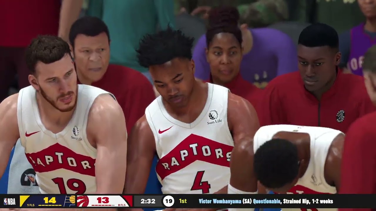 NBA 2K26 Gameplay: Indiana Pacers vs Toronto Raptors - (Xbox Series X) [4K60FPS]
