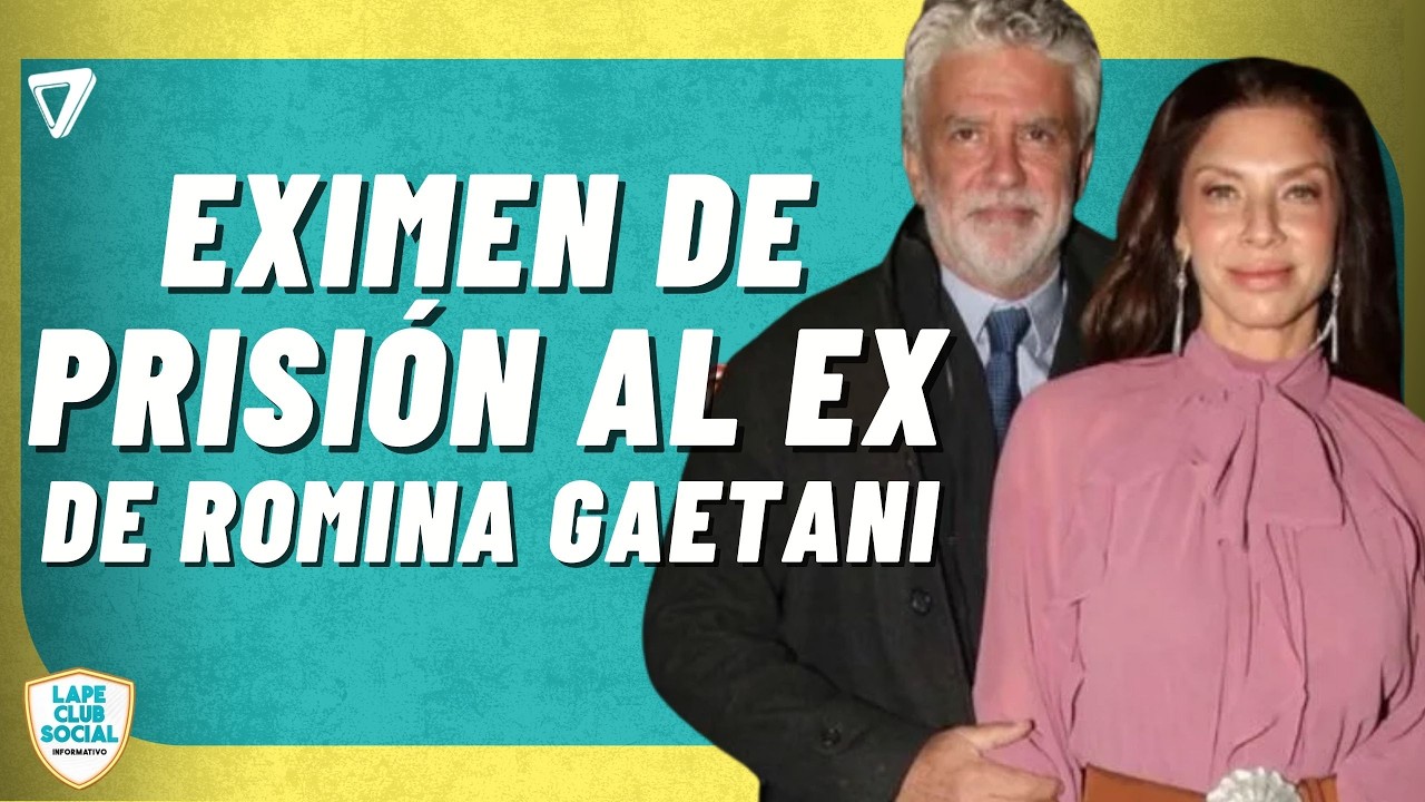 Eximen de prisión al ex de Romina Gaetani pese a denuncia