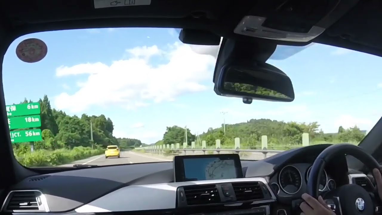 【BMW F30 340i 】直6 B58エンジンの高速道路への合流加速、追越加速　　#B58#F30#340i#BMW