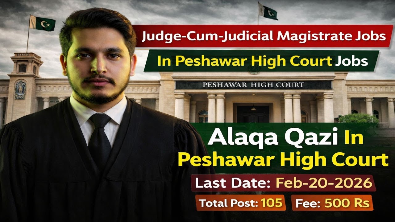 Peshawar High Court Civil Judge Jobs 2026 | 105 Posts | How to Apply 2026