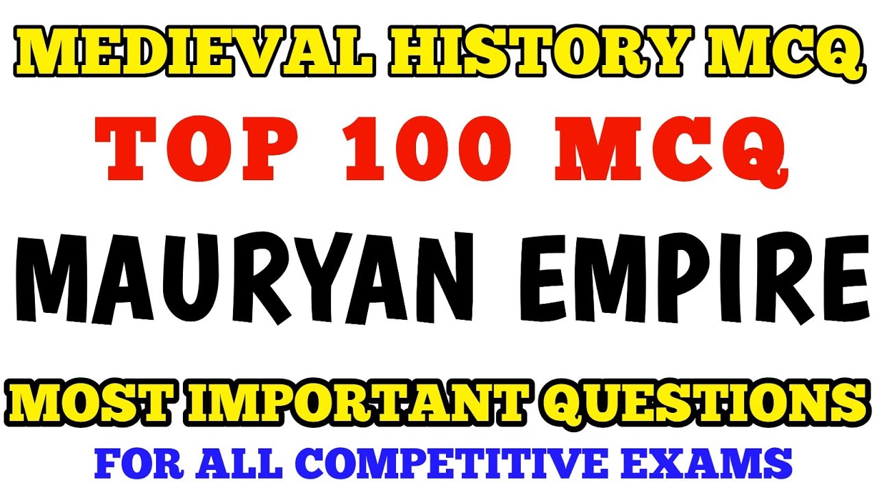 Best MCQ Mauryan Empire || Mauryan Empire History MCQ || Mauryan Empire // MCQ GK #mauryanempire