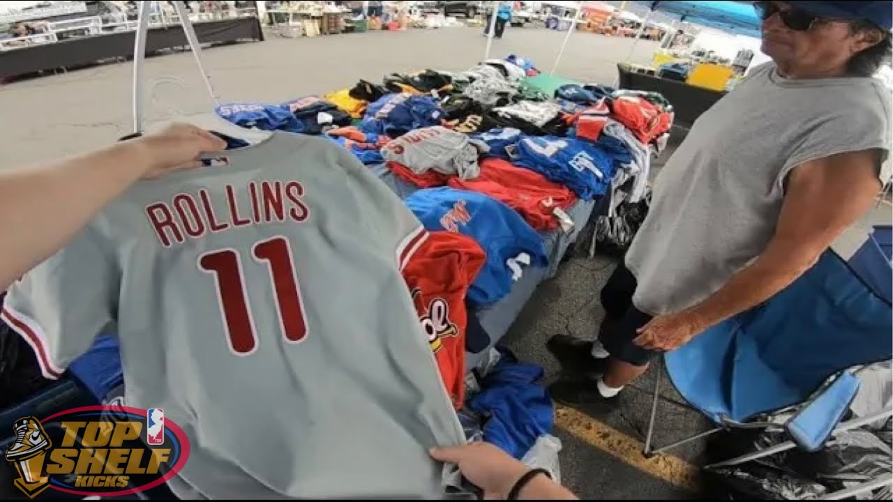 THOUGHT I FOUND $2000 KICKS AT THE FLEA MARKET. HE WANTED TO HEAR MY OFFER? RARE AUTHENTIC JERSEYS!