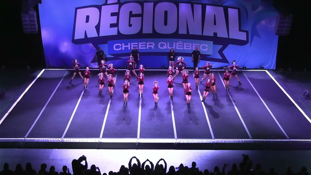 Flames Cheerleading - Outblast - Compétitif - U18 niveau 3