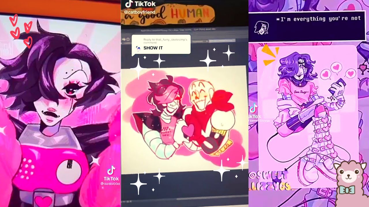 💗 Mettaton Tiktoks With A Side Of Papyrus (Reupload)🧡